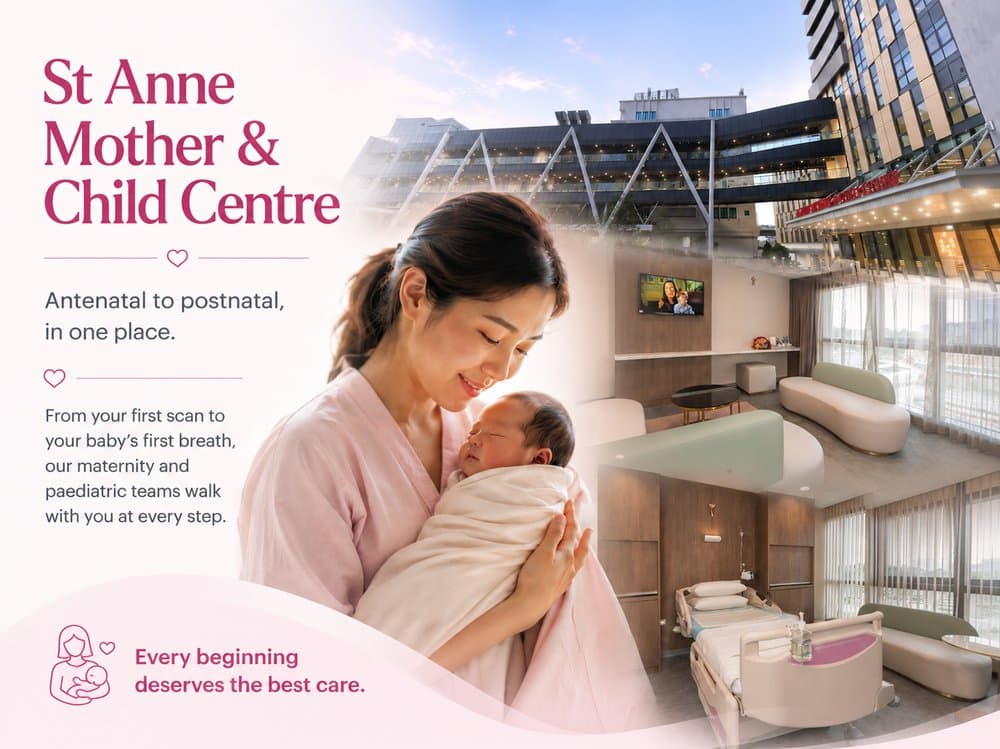 A mother and her newborn baby cared for at Mount Alvernia's St Anne Mother & Child Centre.